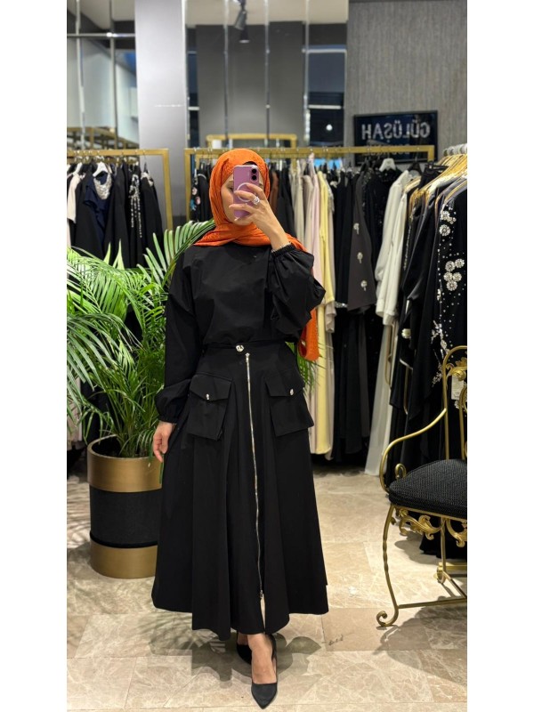 PARAŞÜT KUMAŞ DETAYLI TAKIM